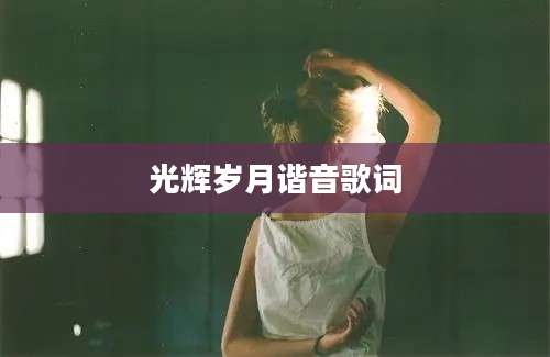 光辉岁月谐音歌词