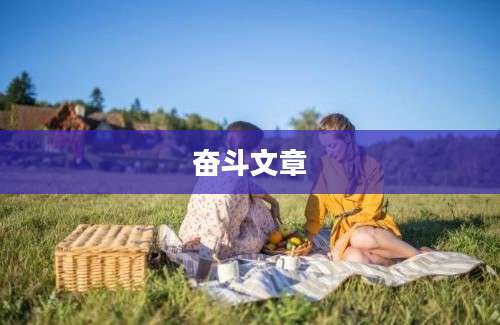 奋斗文章