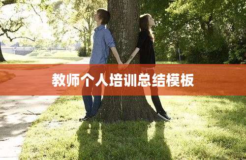 教师个人培训总结模板