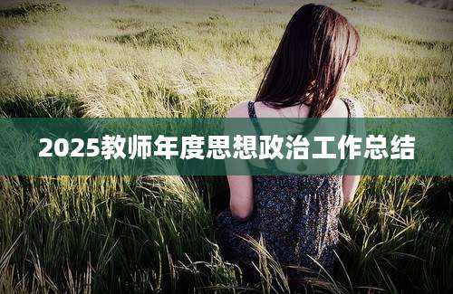 2025教师年度思想政治工作总结