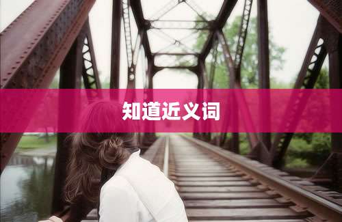 知道近义词