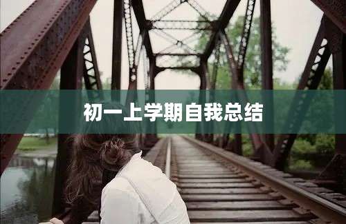 初一上学期自我总结