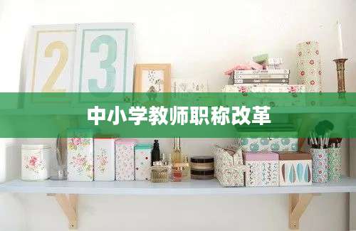 中小学教师职称改革