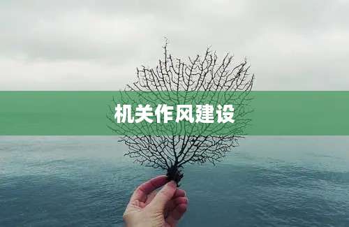 机关作风建设
