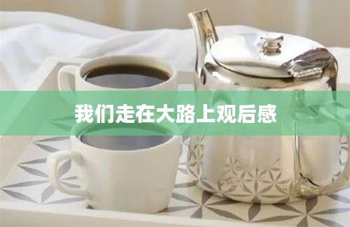 我们走在大路上观后感