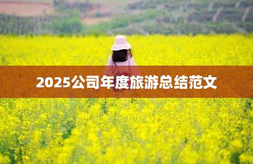 2025公司年度旅游总结范文