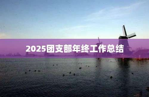 2025团支部年终工作总结
