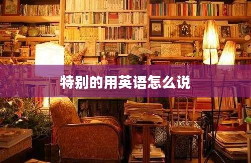 特别的用英语怎么说