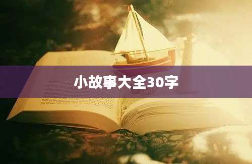 小故事大全30字
