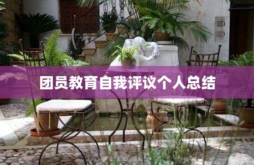 团员教育自我评议个人总结