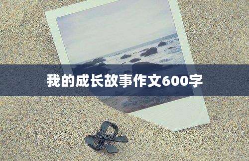 我的成长故事作文600字