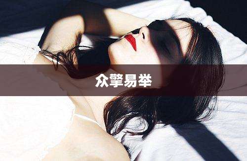 众擎易举