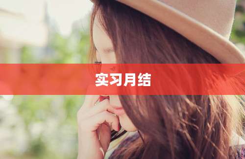 实习月结
