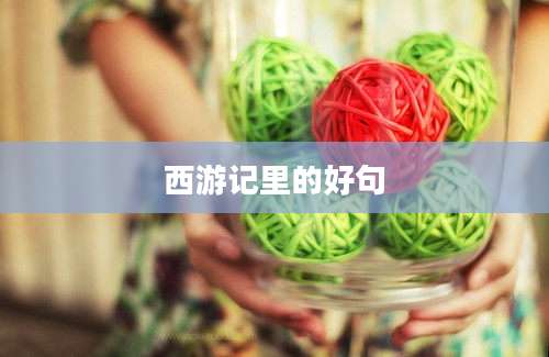 西游记里的好句