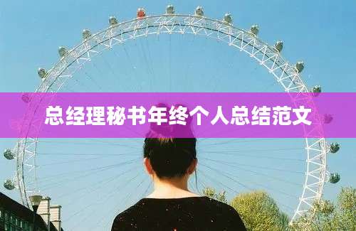 总经理秘书年终个人总结范文