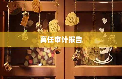 离任审计报告