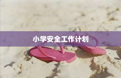 小学安全工作计划