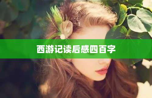 西游记读后感四百字