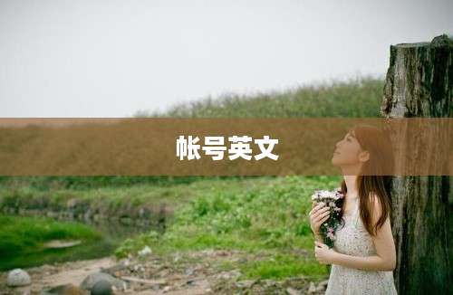 帐号英文