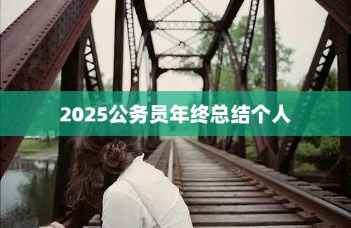 2025公务员年终总结个人