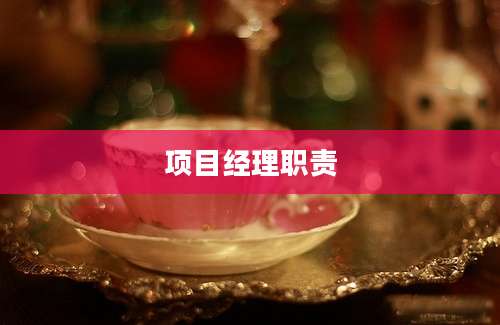 项目经理职责