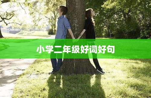 小学二年级好词好句