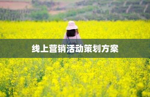 线上营销活动策划方案