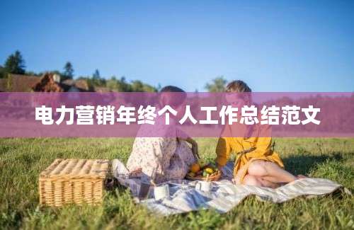 电力营销年终个人工作总结范文