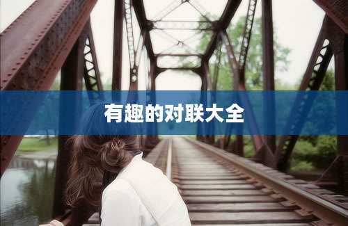 有趣的对联大全