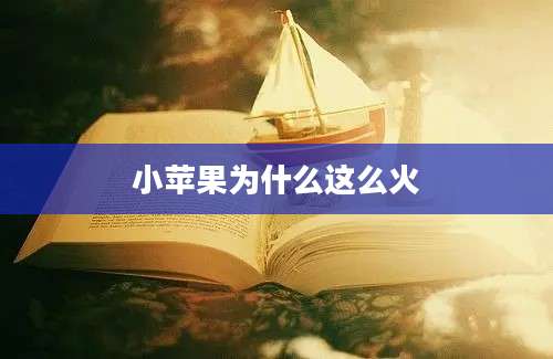 小苹果为什么这么火