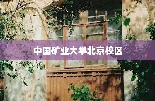 中国矿业大学北京校区