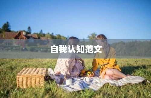 自我认知范文