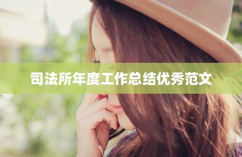 司法所年度工作总结优秀范文