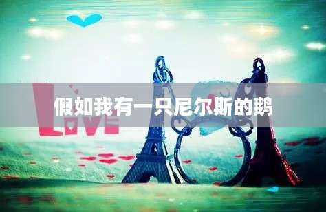 假如我有一只尼尔斯的鹅