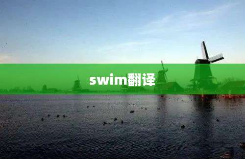 swim翻译