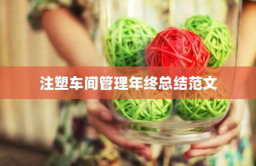 注塑车间管理年终总结范文