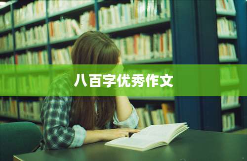八百字优秀作文