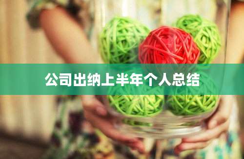 公司出纳上半年个人总结