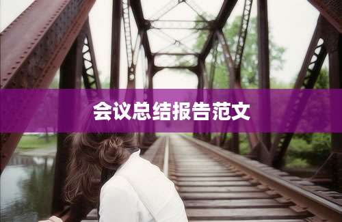 会议总结报告范文