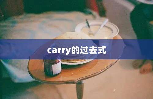 carry的过去式