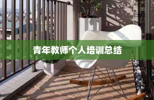 青年教师个人培训总结