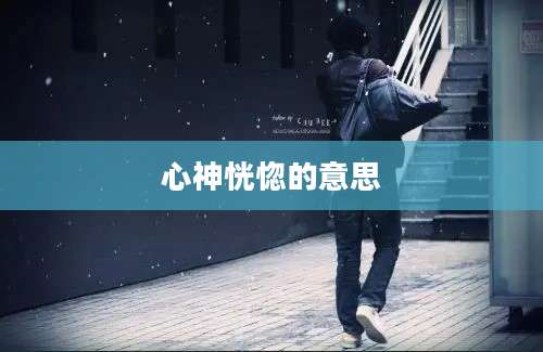 心神恍惚的意思