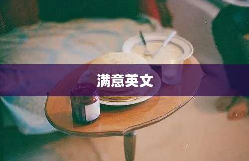 满意英文