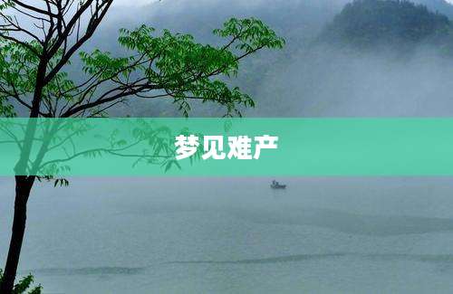 梦见难产