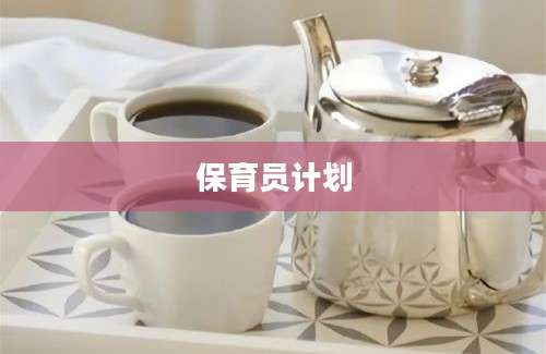 保育员计划