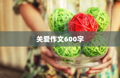 关爱作文600字