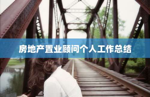 房地产置业顾问个人工作总结