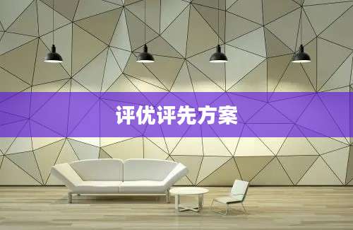 评优评先方案