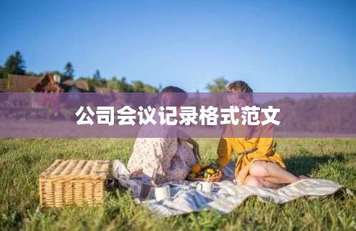 公司会议记录格式范文