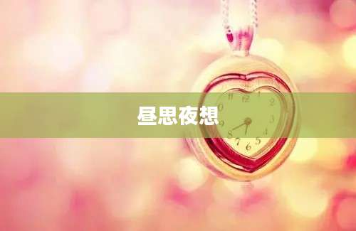 昼思夜想